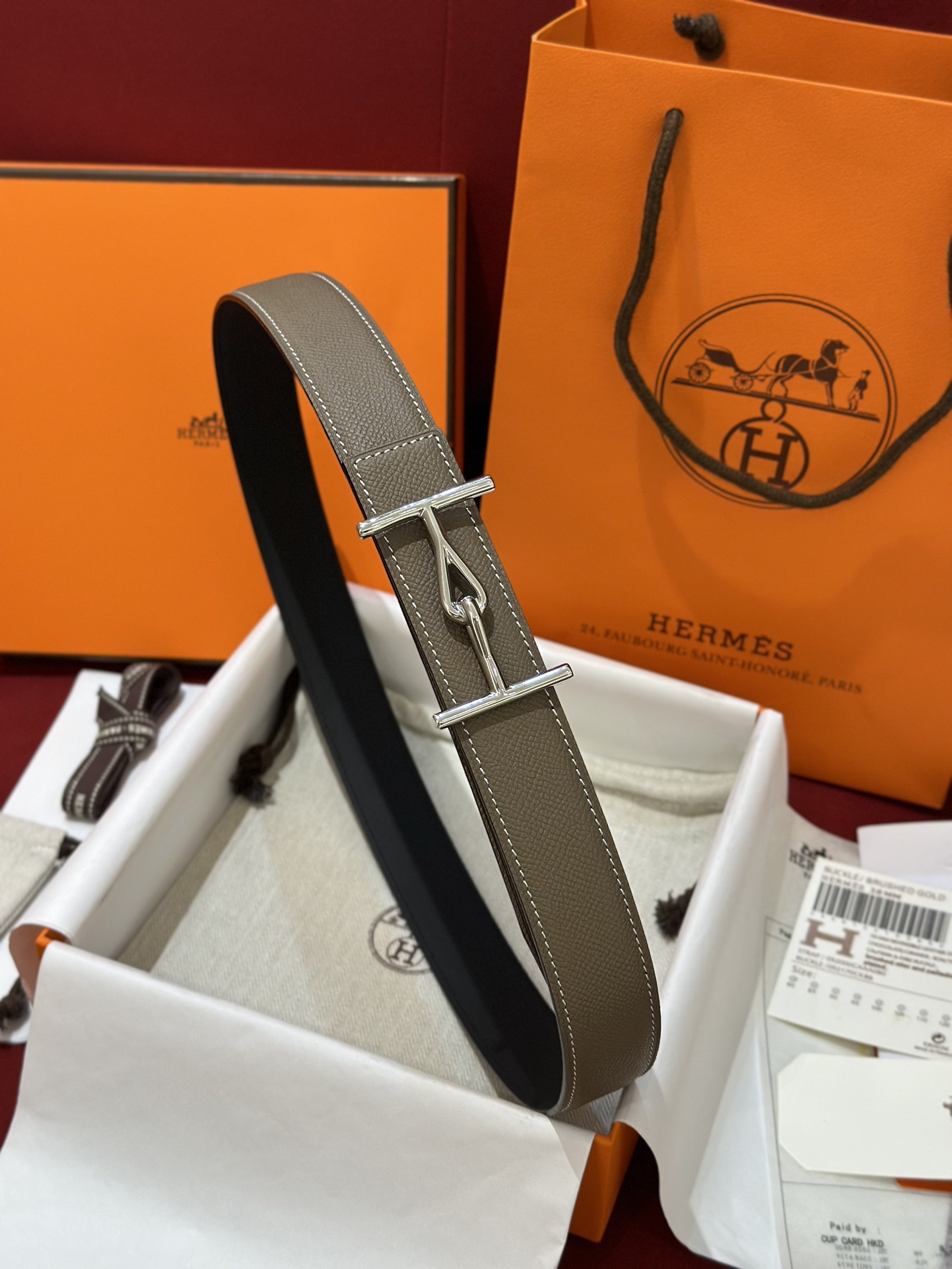 에르메스 Hermes Jumbo 벨트 32mm 38mm