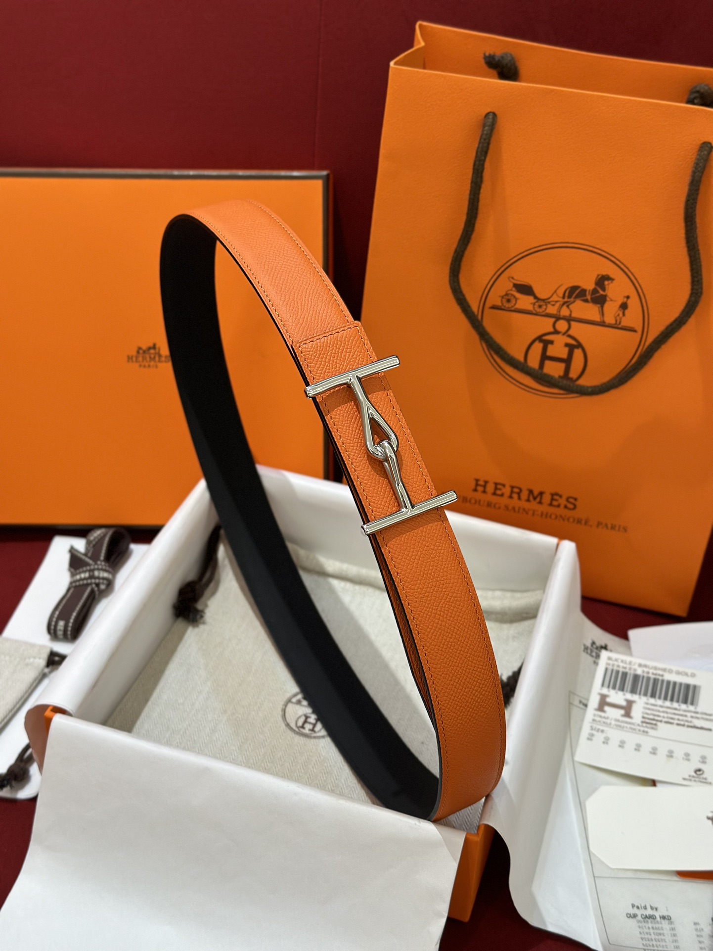 에르메스 Hermes Jumbo 벨트 32mm 38mm