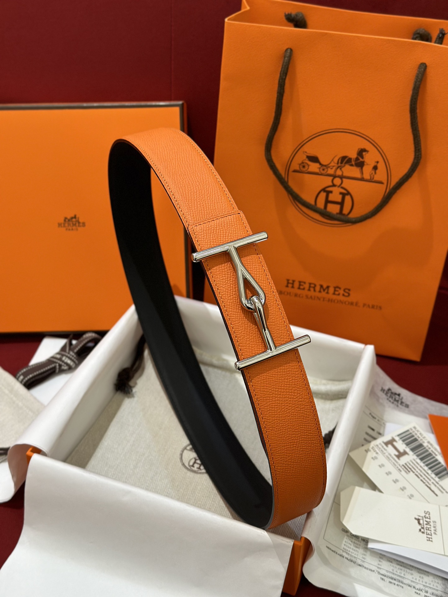 에르메스 Hermes Jumbo 벨트 32mm 38mm