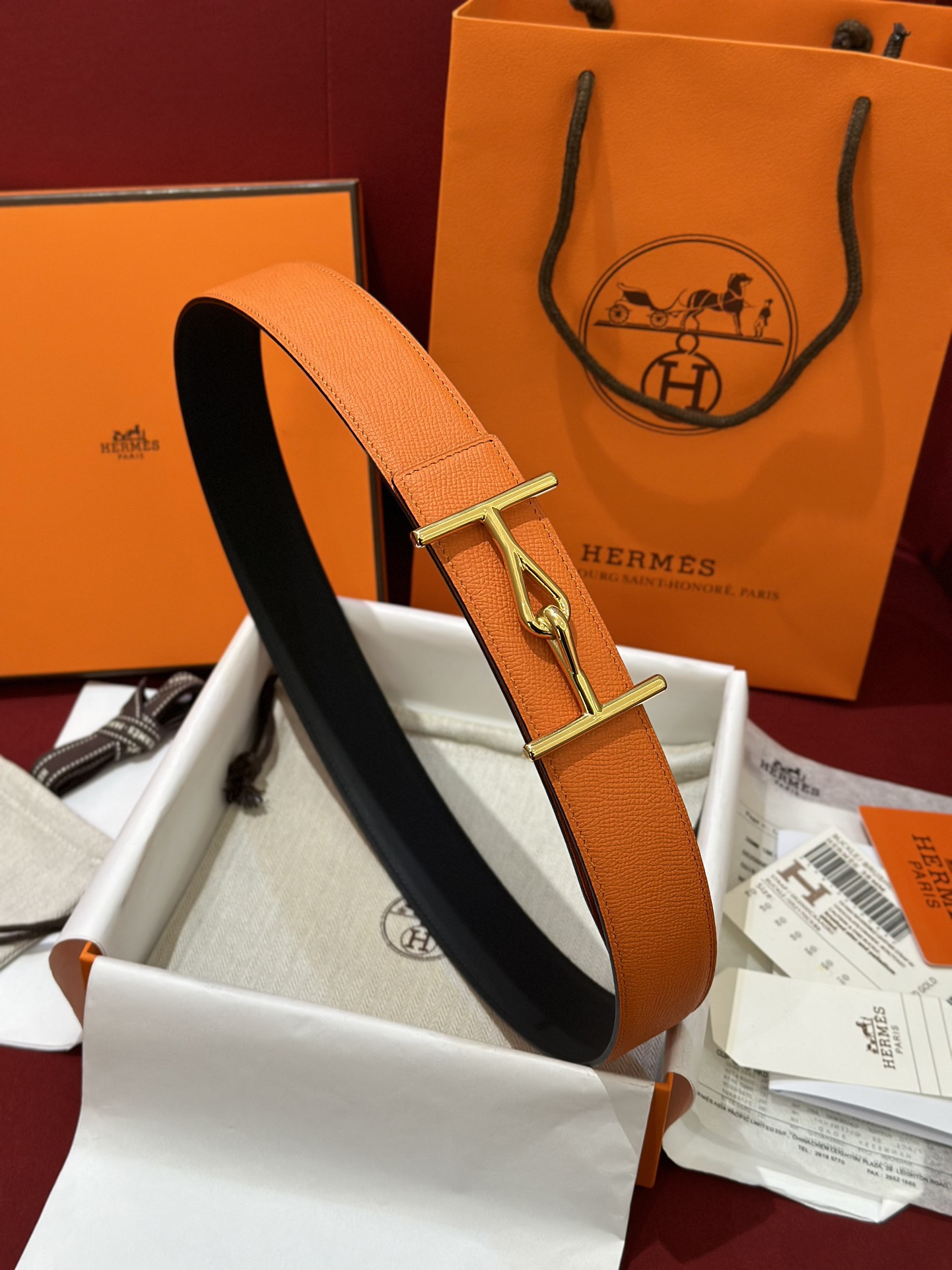 에르메스 Hermes Jumbo 벨트 32mm 38mm