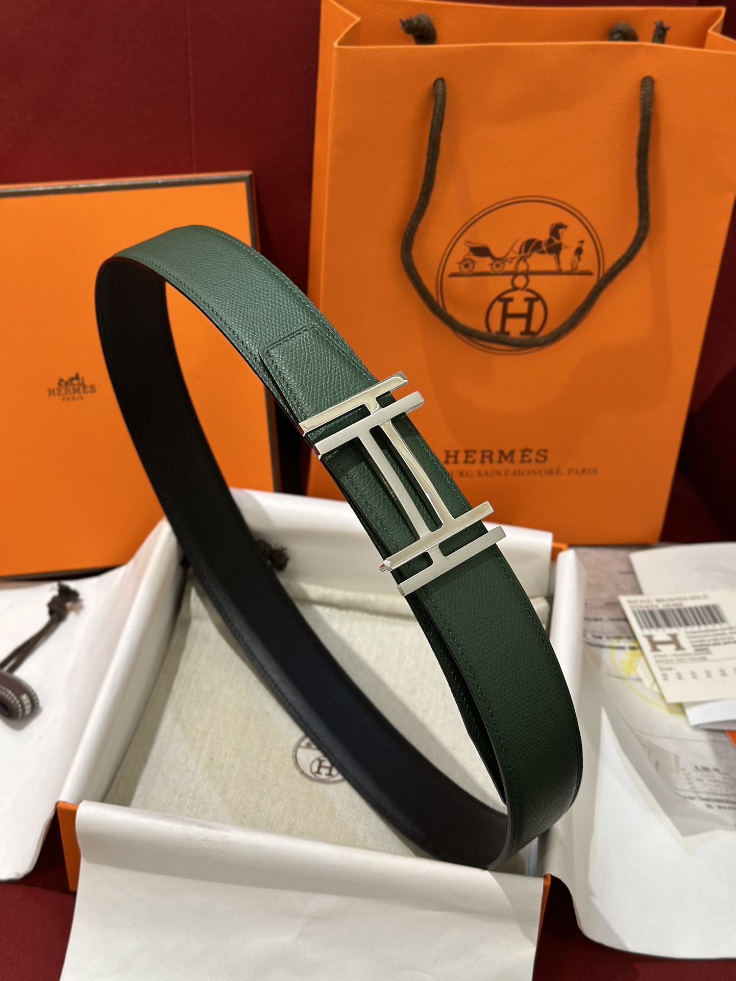 에르메스 Hermes Au Carre 벨트 32mm 38mm