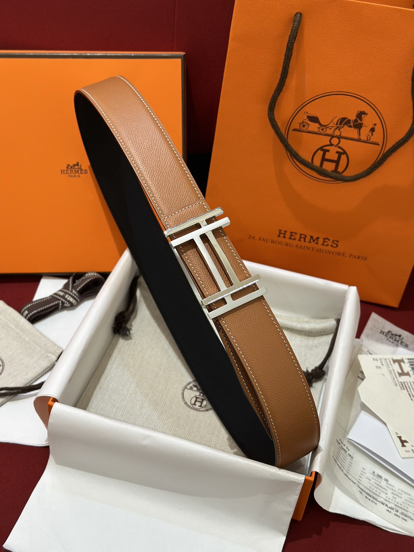 에르메스 Hermes Au Carre 벨트 32mm 38mm