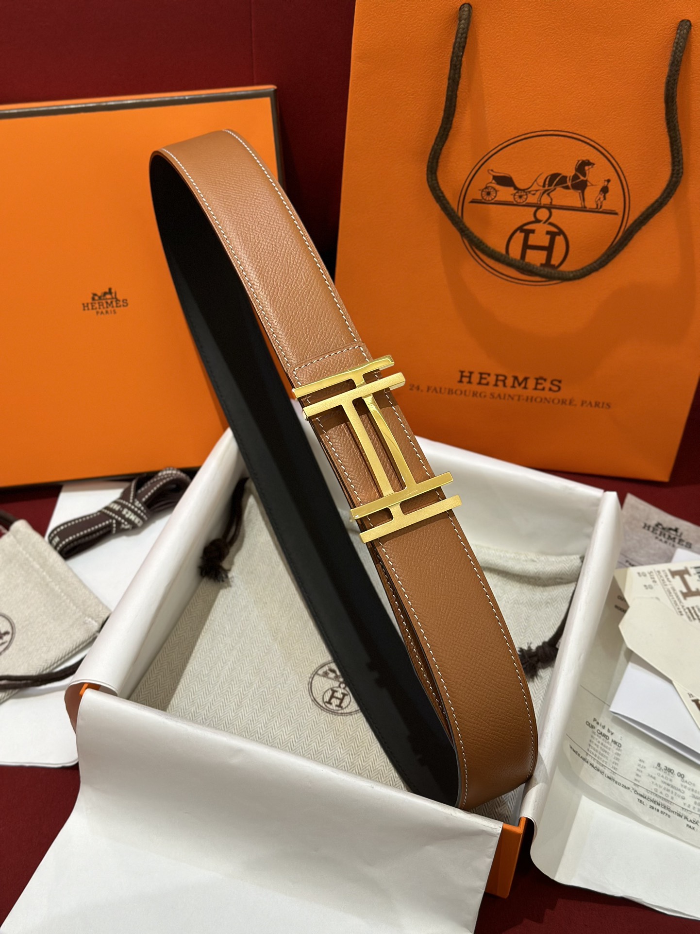에르메스 Hermes Au Carre 벨트 32mm 38mm
