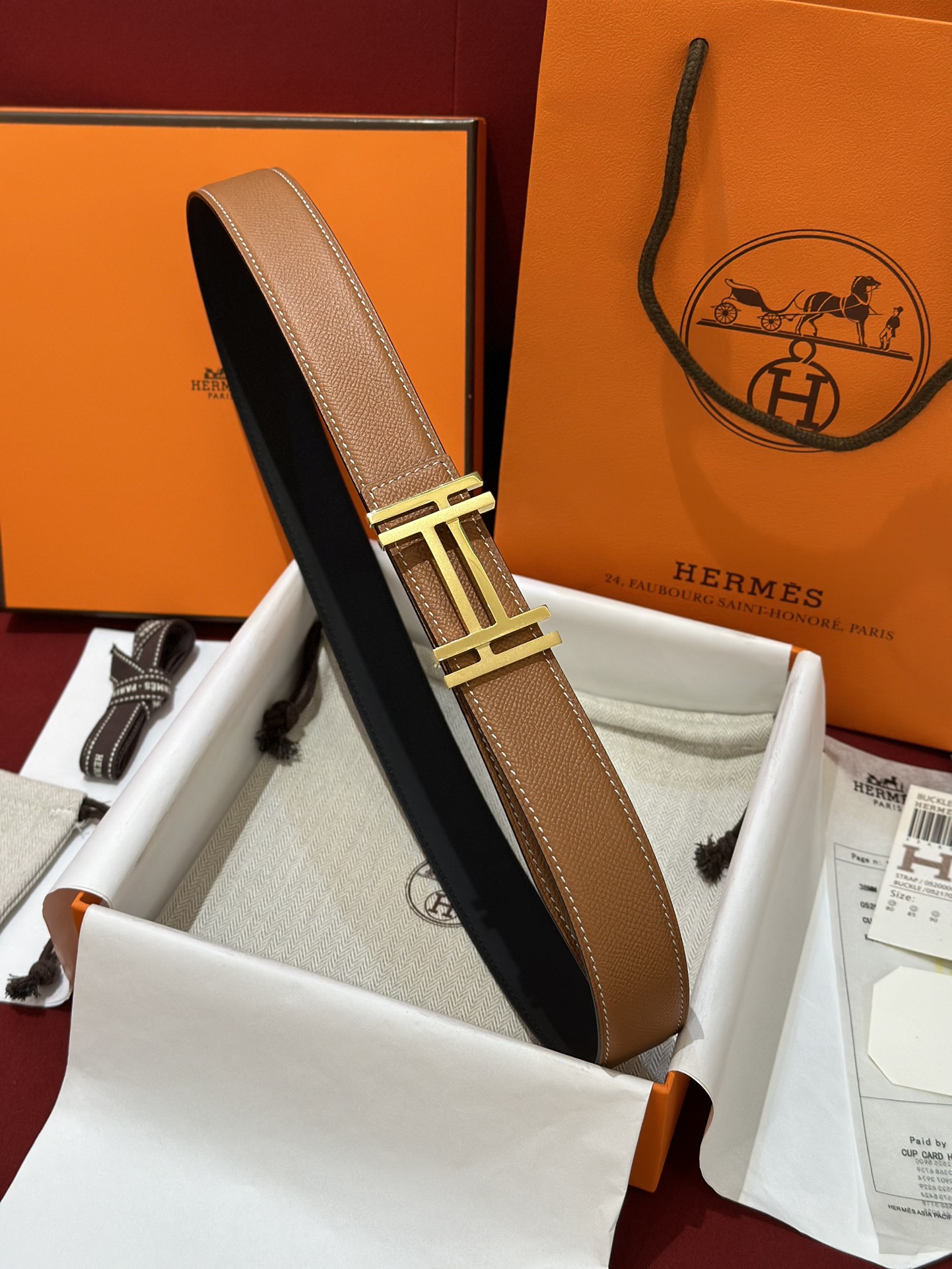 에르메스 Hermes Au Carre 벨트 32mm 38mm