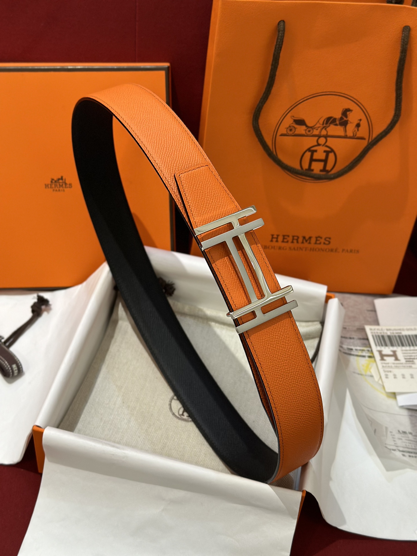 에르메스 Hermes Au Carre 벨트 32mm 38mm