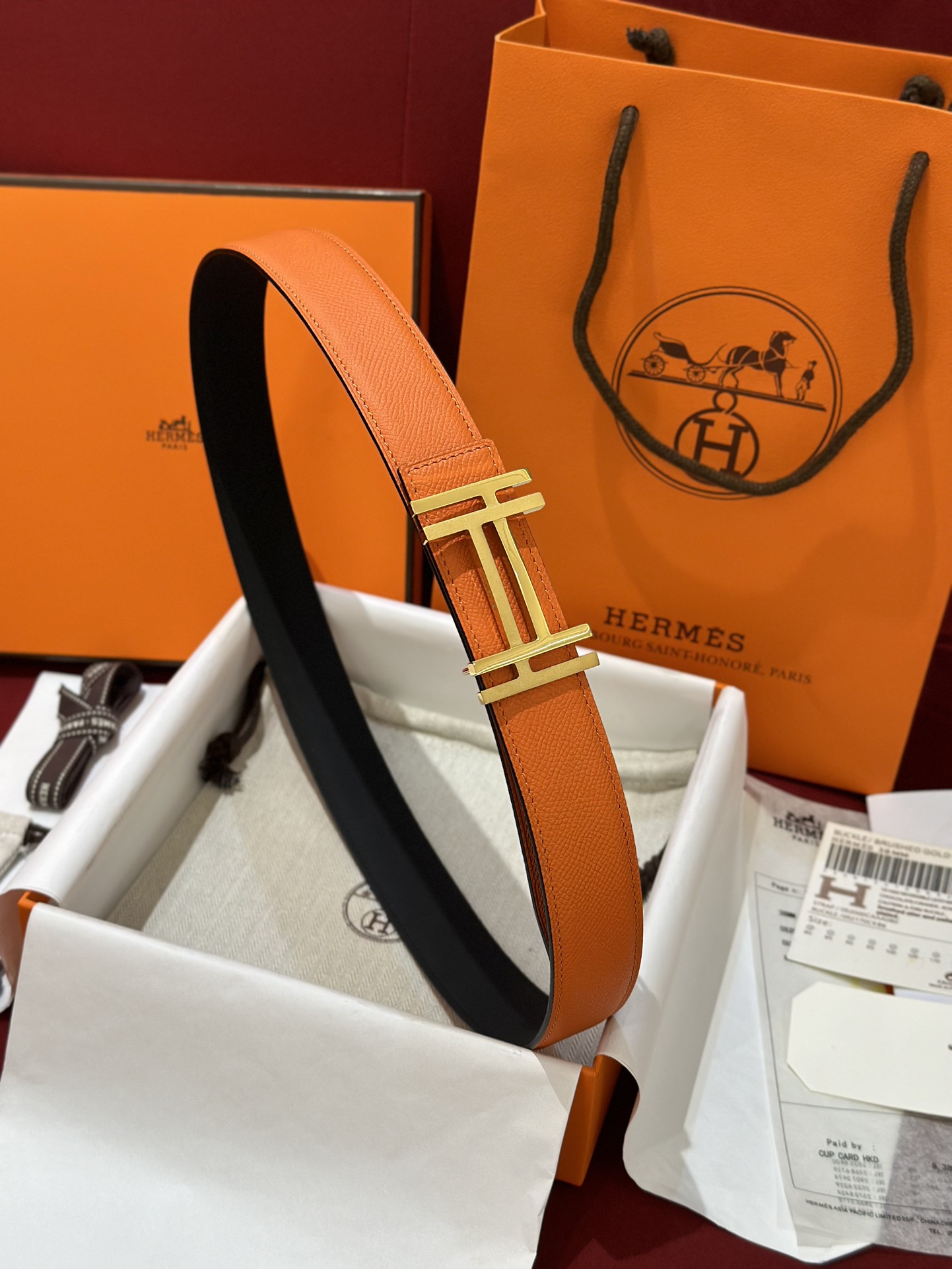 에르메스 Hermes Au Carre 벨트 32mm 38mm