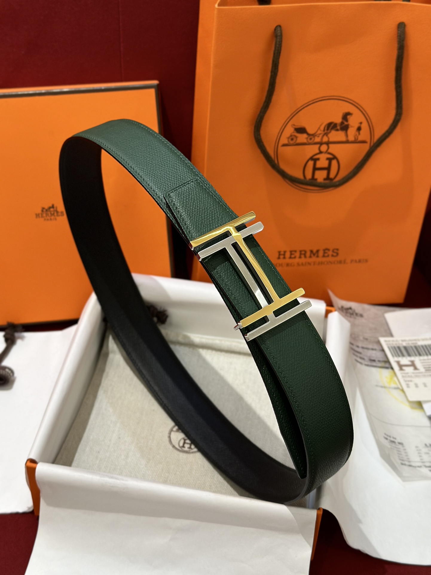에르메스 Hermes Au Carre 벨트 32mm 38mm