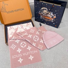 루이비통 Louis Vuitton M77854 Essential Scarf Beige Rose 스카프 186×34CM