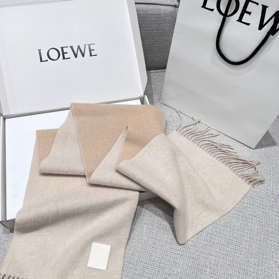 로에베 Loewe 캐시미어 스카프 180×28CM