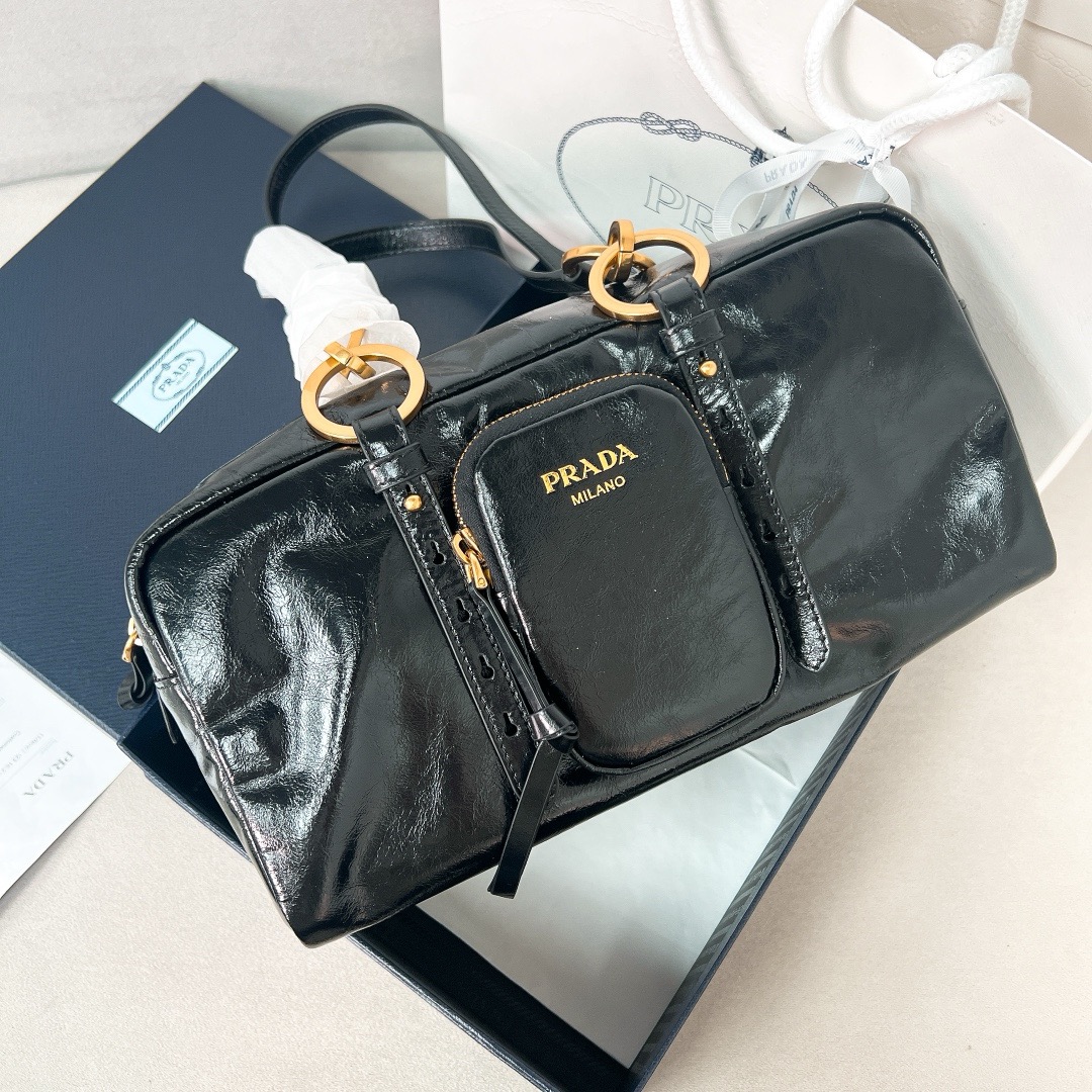 프라다 Prada 1BB138 Dangel 탑 핸들백 30CM