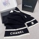 샤넬 CHANEL 캐시미어 스카프 모자 세트 160x45cm