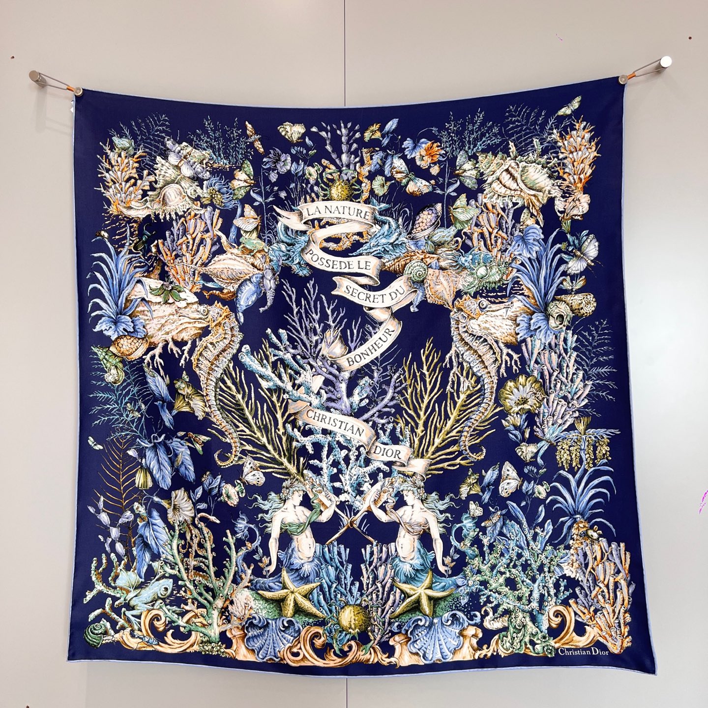 디올 Dior 스카프 90×90cm