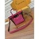 루이비통 Louis Vuitton M12106 Neverfull Bandouliere Inside Out BB Monogram Rose Pondichery