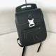 디올 Dior Gallop Backpack Black Grained Calfskin