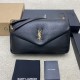 생로랑 Saint laurent/YSL 777399 Calypso Large Bag in Grained Lambskin Black 37CM