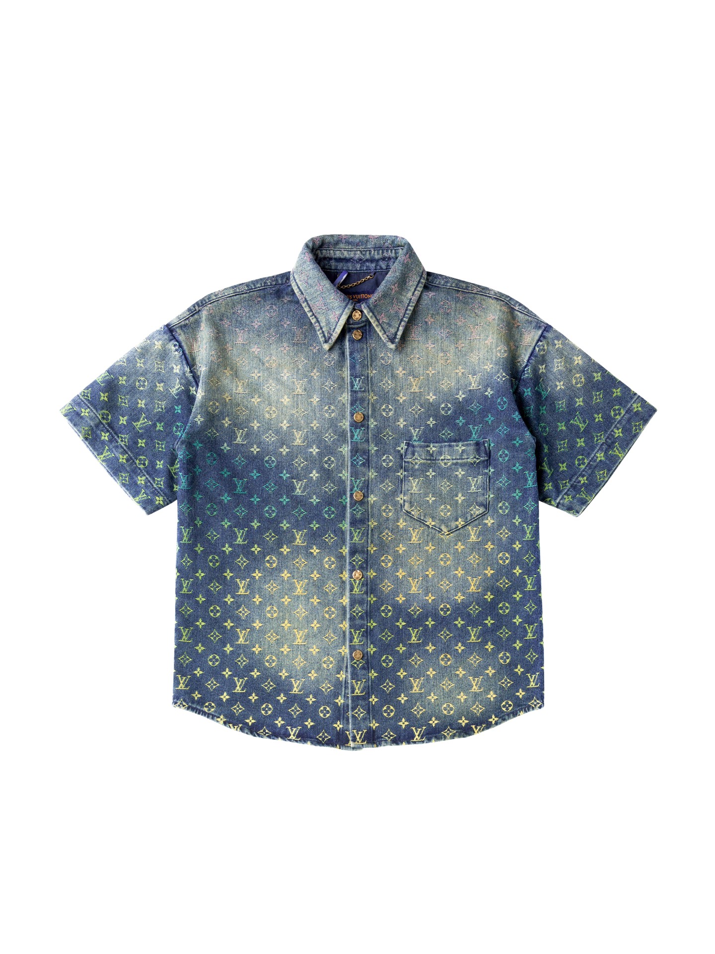 루이비통 Louis Vuitton 반팔 데님 재킷