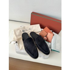 로로 피아나 Loro Piana Babouche Walk Loafers Suede FAM3488