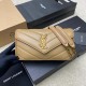 생로랑 Saint laurent/YSL 801437 Loulou Small in Matelasse Lambskin Natural Tan