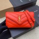 생로랑 Saint laurent/YSL 801437 Loulou Small in Matelasse Lambskin Celosia