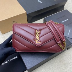 생로랑 Saint laurent/YSL 801437 Loulou Small in Matelasse Lambskin