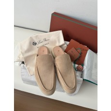 로로 피아나 Loro Piana Babouche Walk Loafers Suede FAM3488