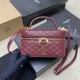 생로랑 Saint laurent/YSL 766731 Gaby Vanity Bag in Lambskin Rouge Cabernet