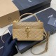 생로랑 Saint laurent/YSL 766731 Gaby Vanity Bag in Lambskin DK Toffee