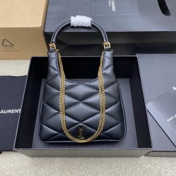 생로랑 Saint laurent/YSL 793608 Sade Hobo In Lambskin Black