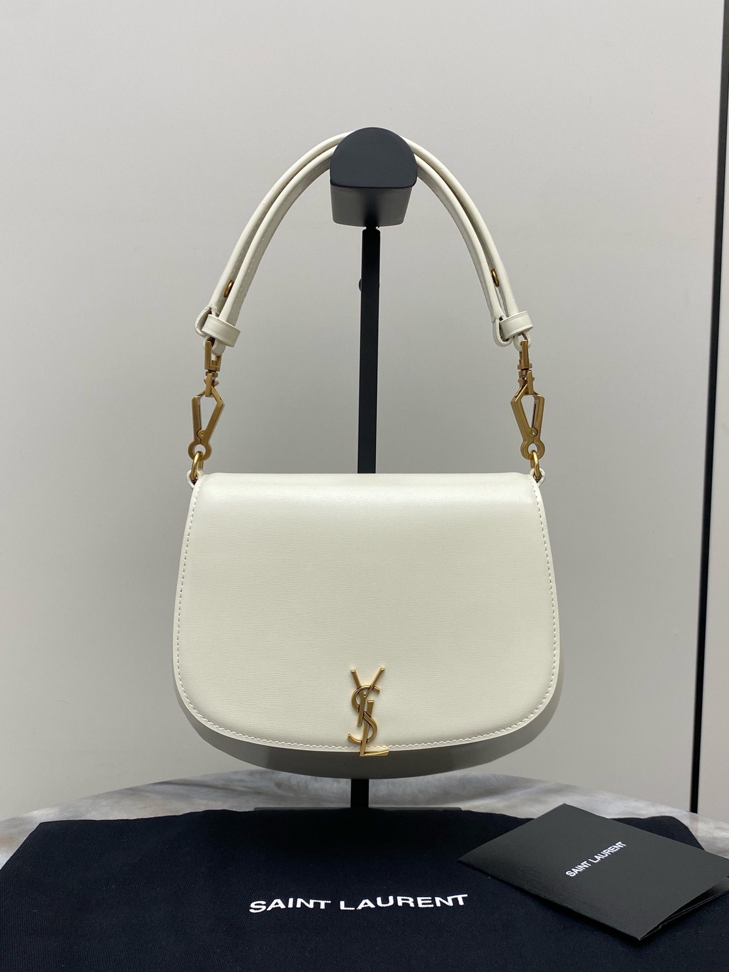 생로랑 Saint laurent/YSL 800846 Voltaire Top Handle Bag in Box Blanc Vintage