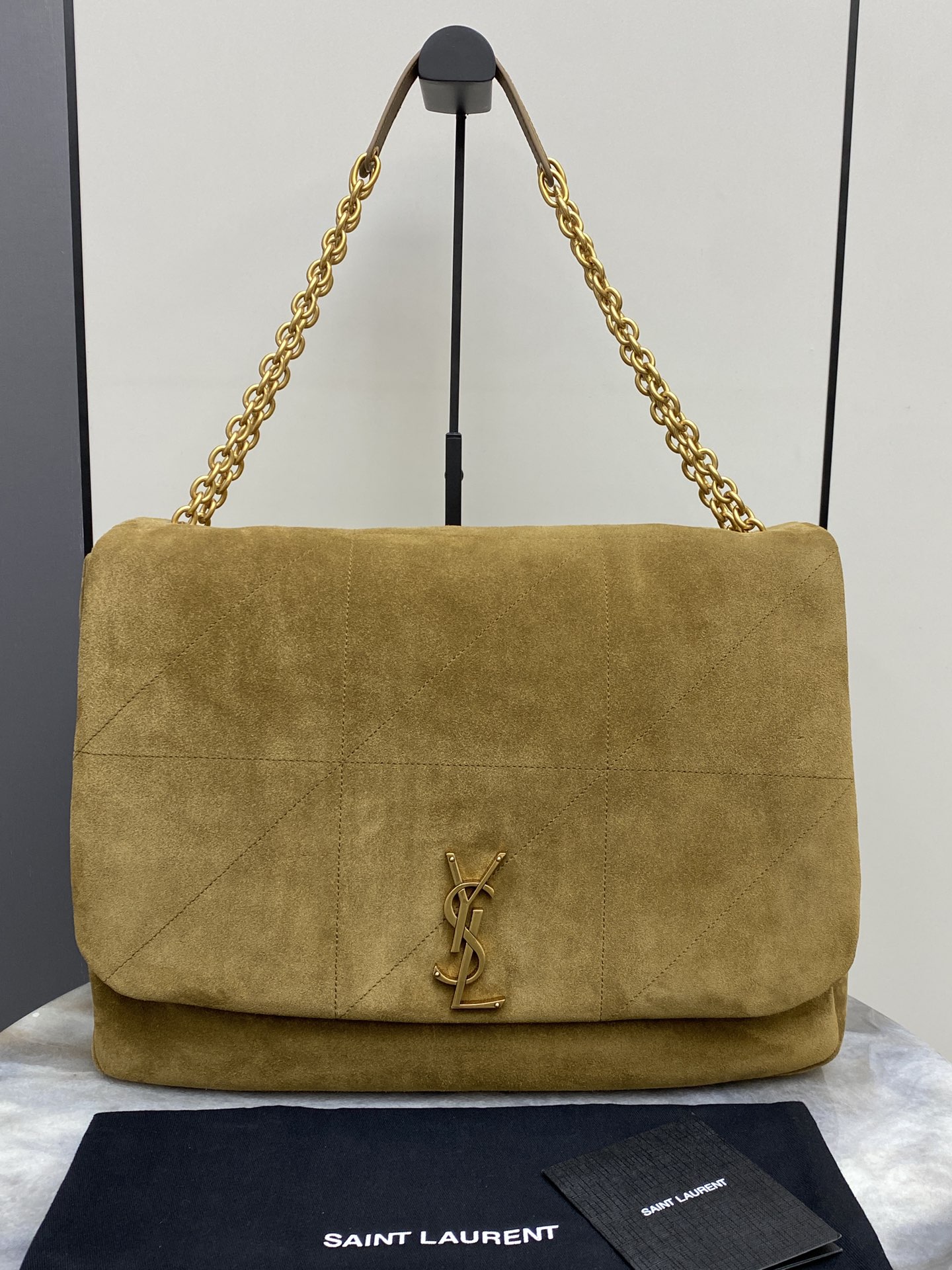 생로랑 Saint laurent/YSL 742431 Jamie 4.3 In Suede Golden Leaf
