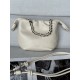 로에베 Loewe Flamenco 1773 클러치 White 23cm