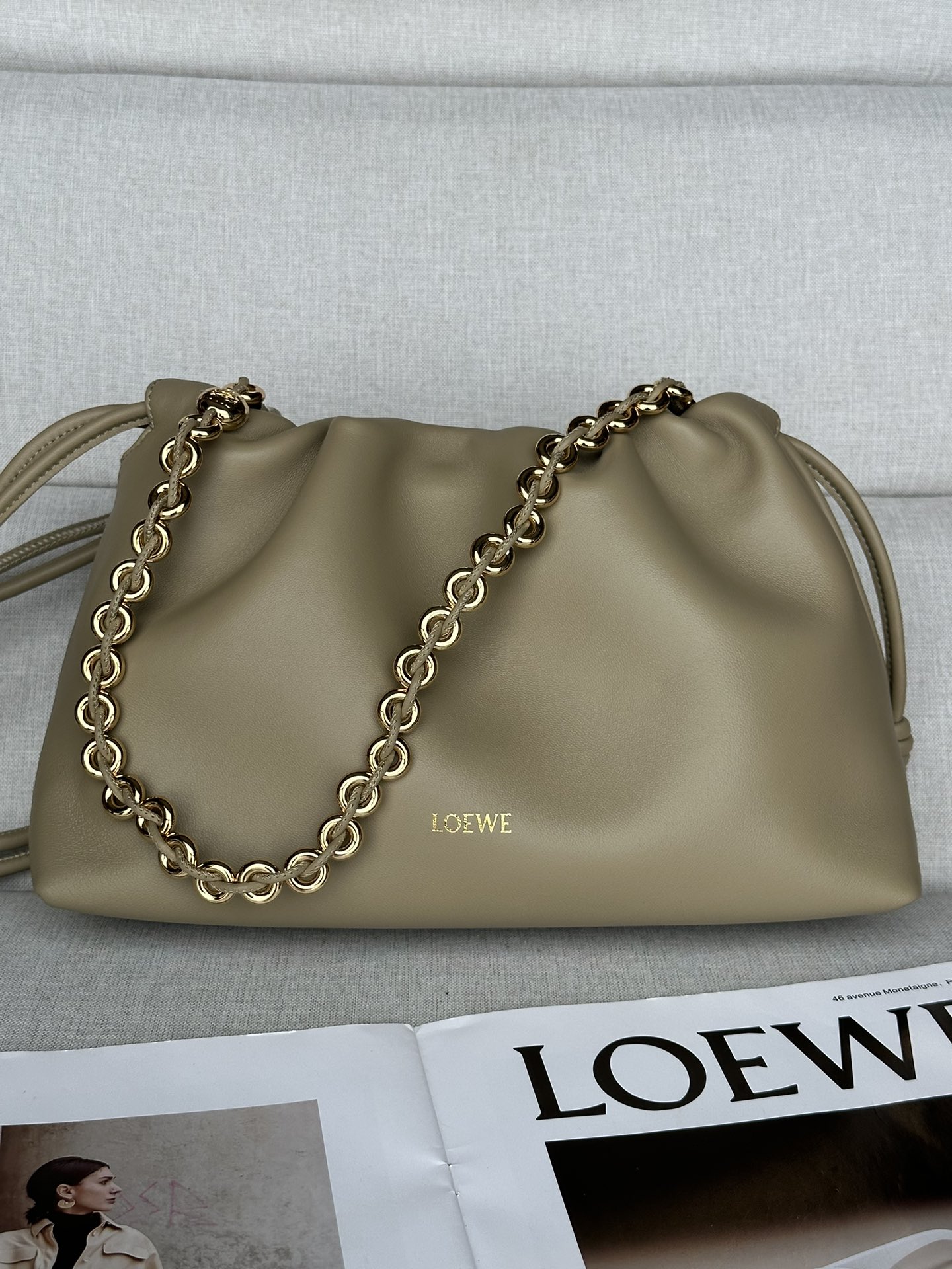 로에베 Loewe Flamenco Purse 1774 클러치 30cm