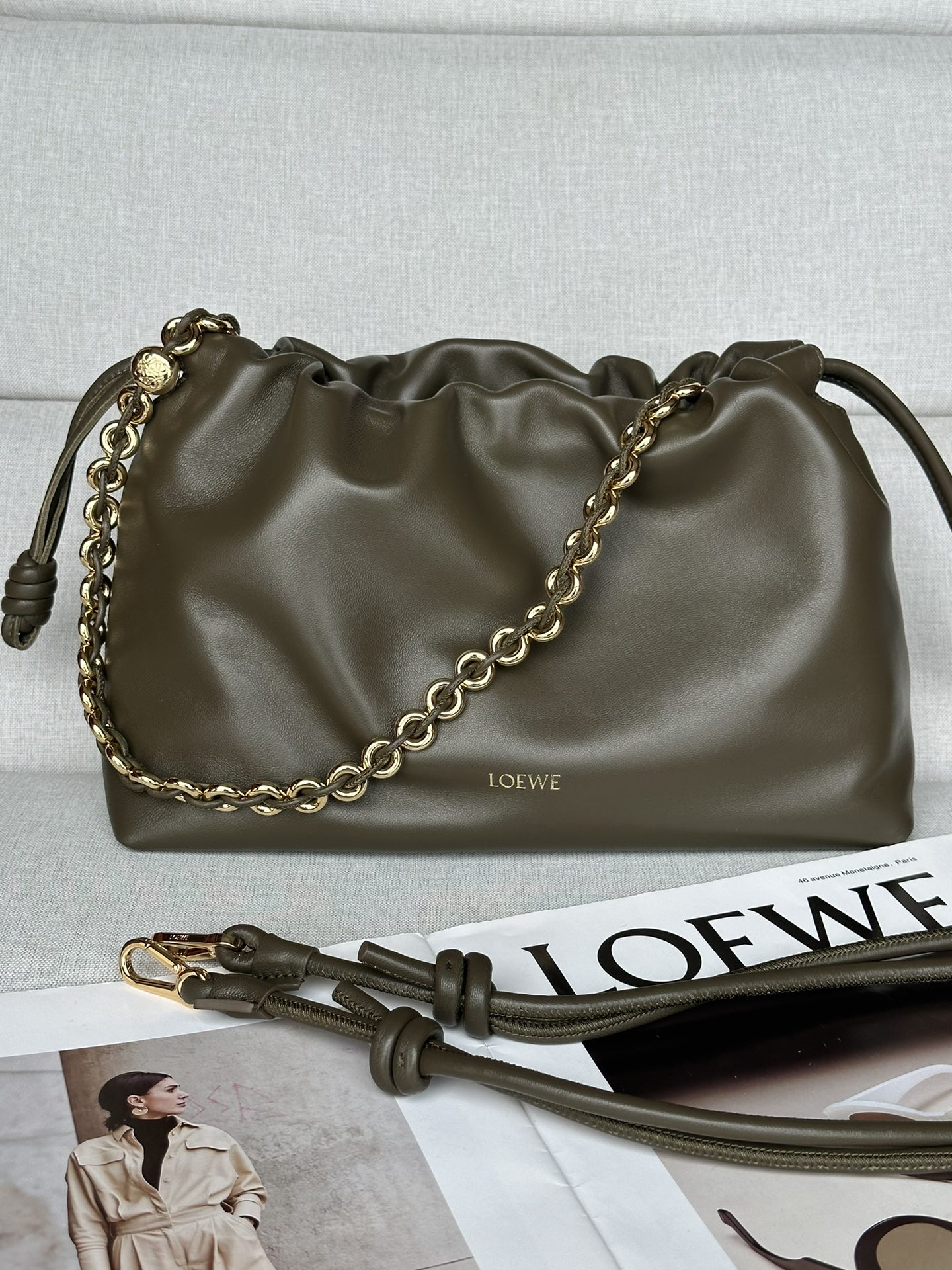 로에베 Loewe Flamenco Purse 1774 클러치 30cm