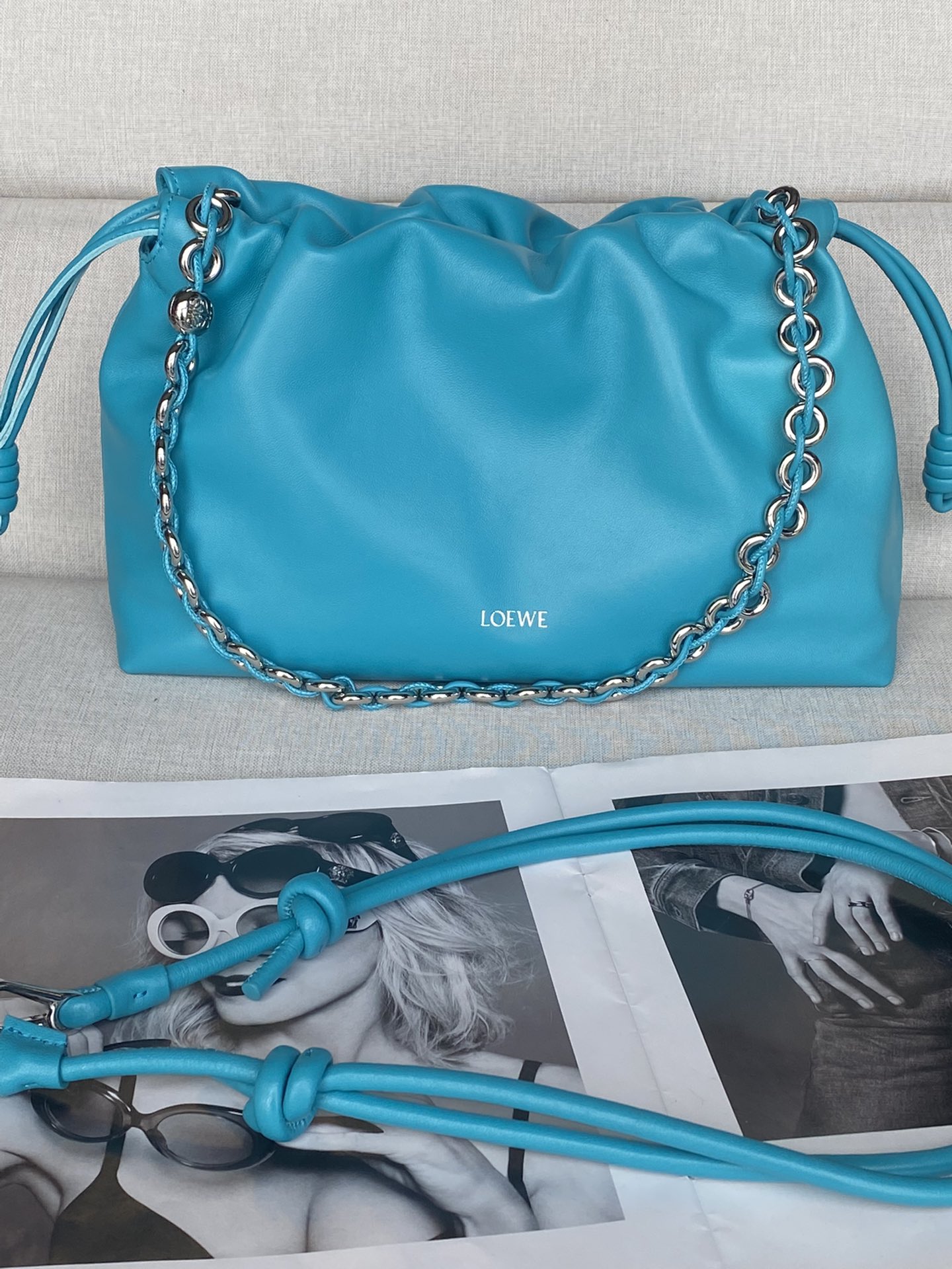 로에베 Loewe Flamenco Purse 1774 클러치 30cm