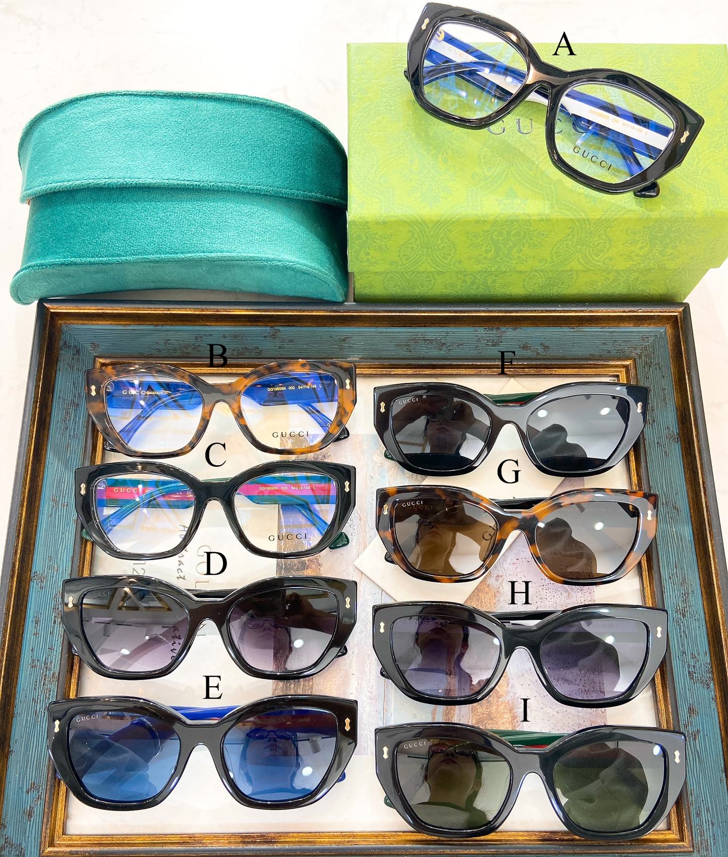 구찌 Gucci GG1989SK 54口19-145