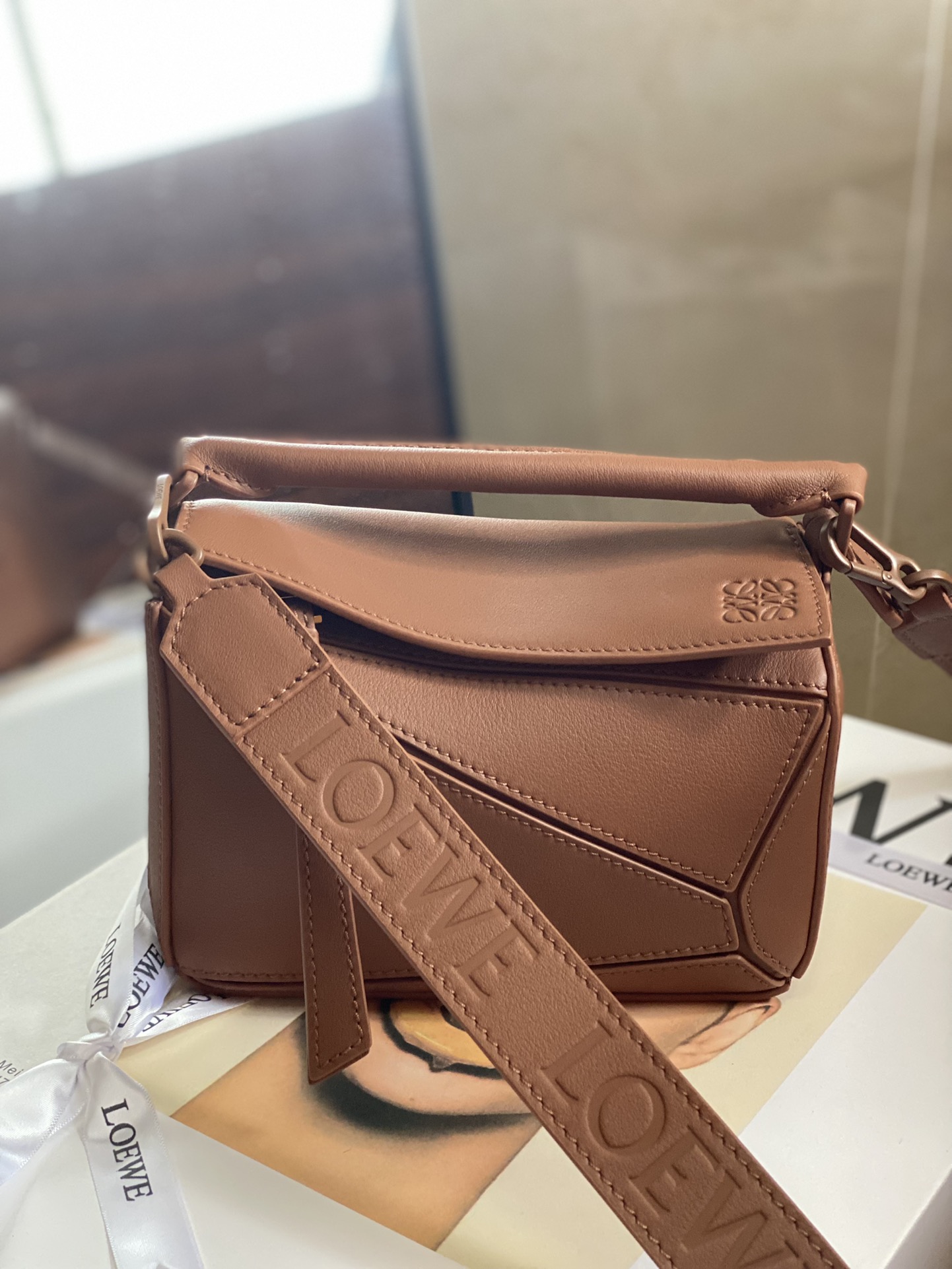 로에베 Loewe 9001 Mini Puzzle Bag 17.5cm