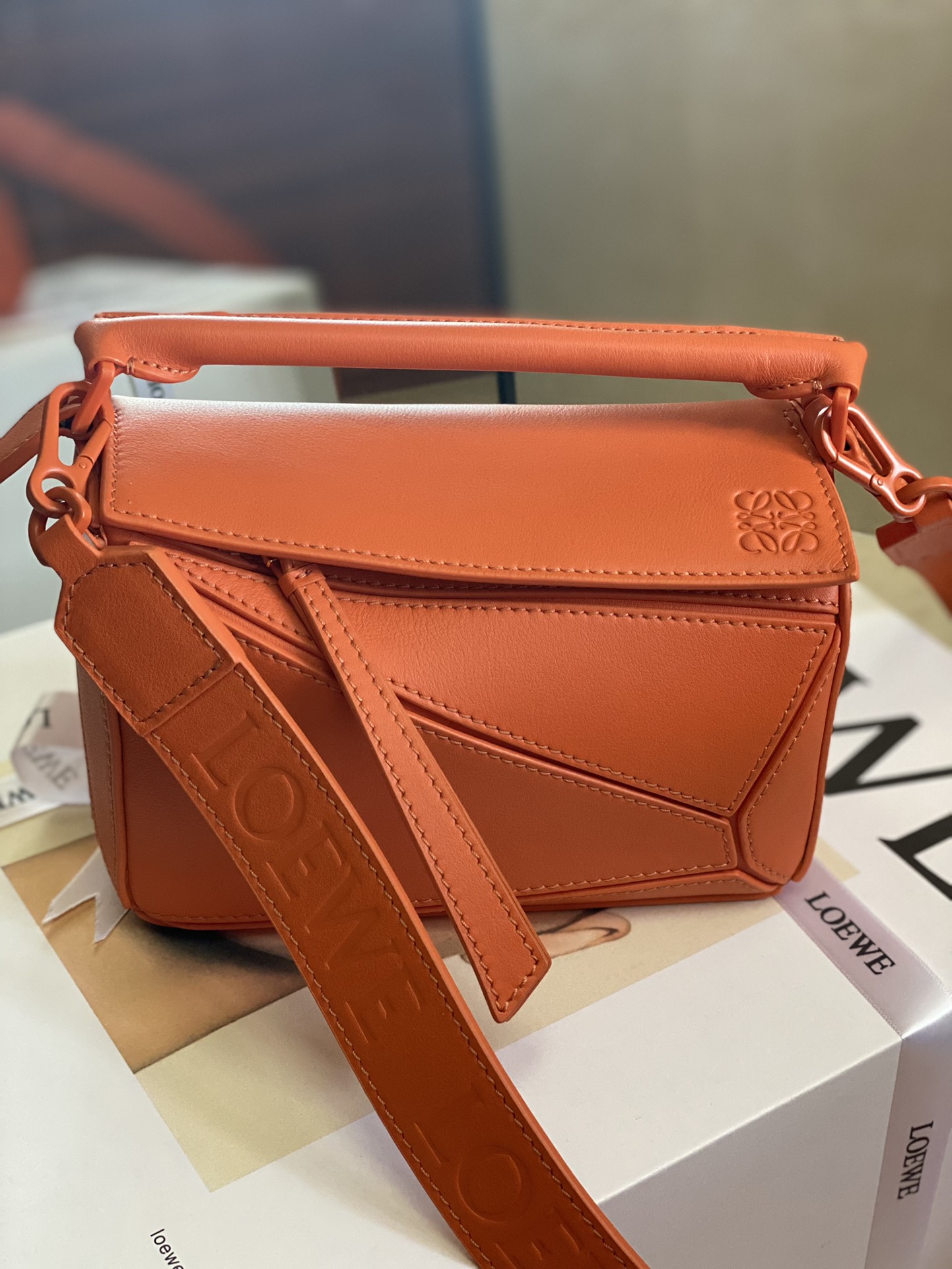 로에베 Loewe 9001 Mini Puzzle Bag 17.5cm