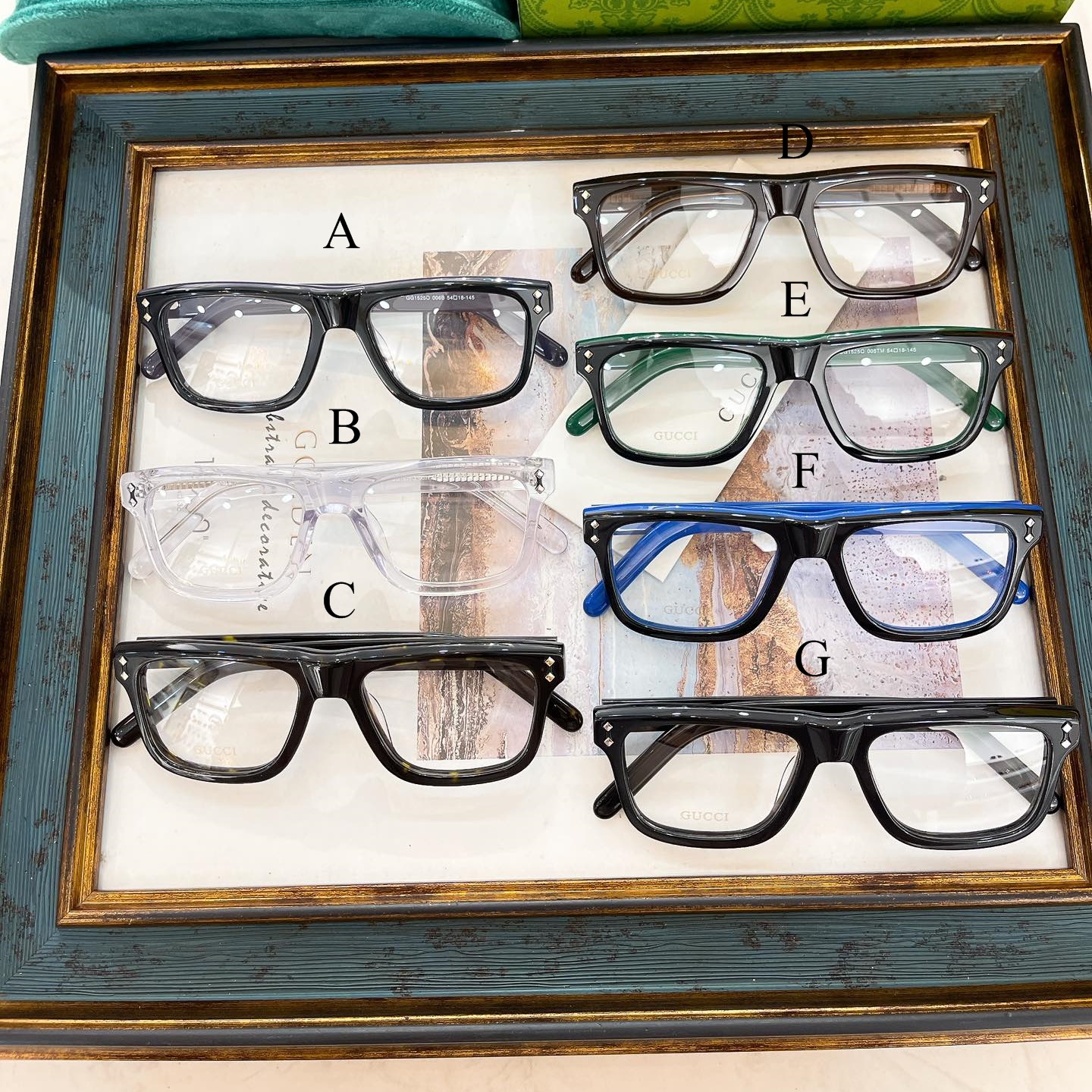 구찌 Gucci GG1525O 54口18-145