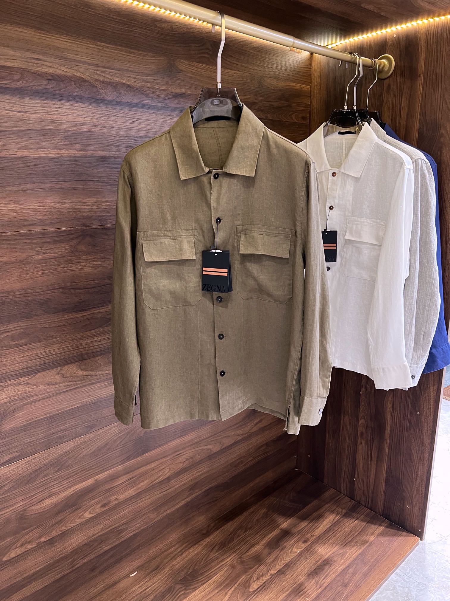 제냐 Zegna 긴팔 셔츠