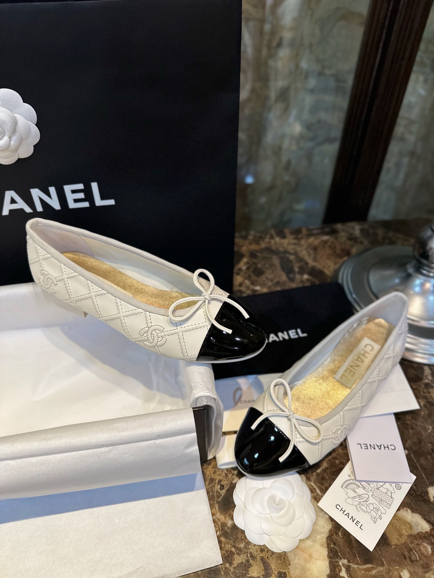 샤넬 CHANEL 발레 슈즈