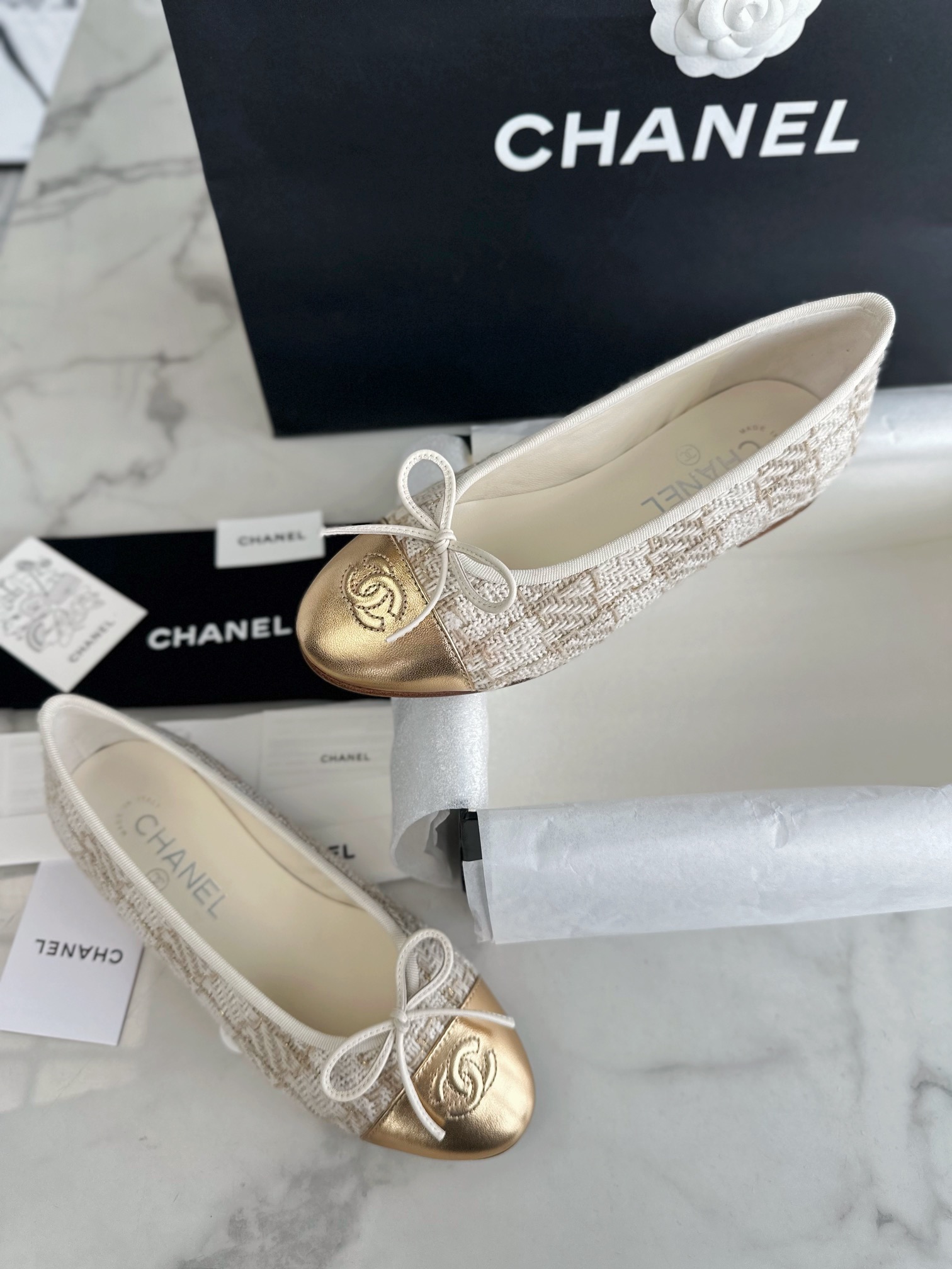 샤넬 CHANEL 발레 슈즈