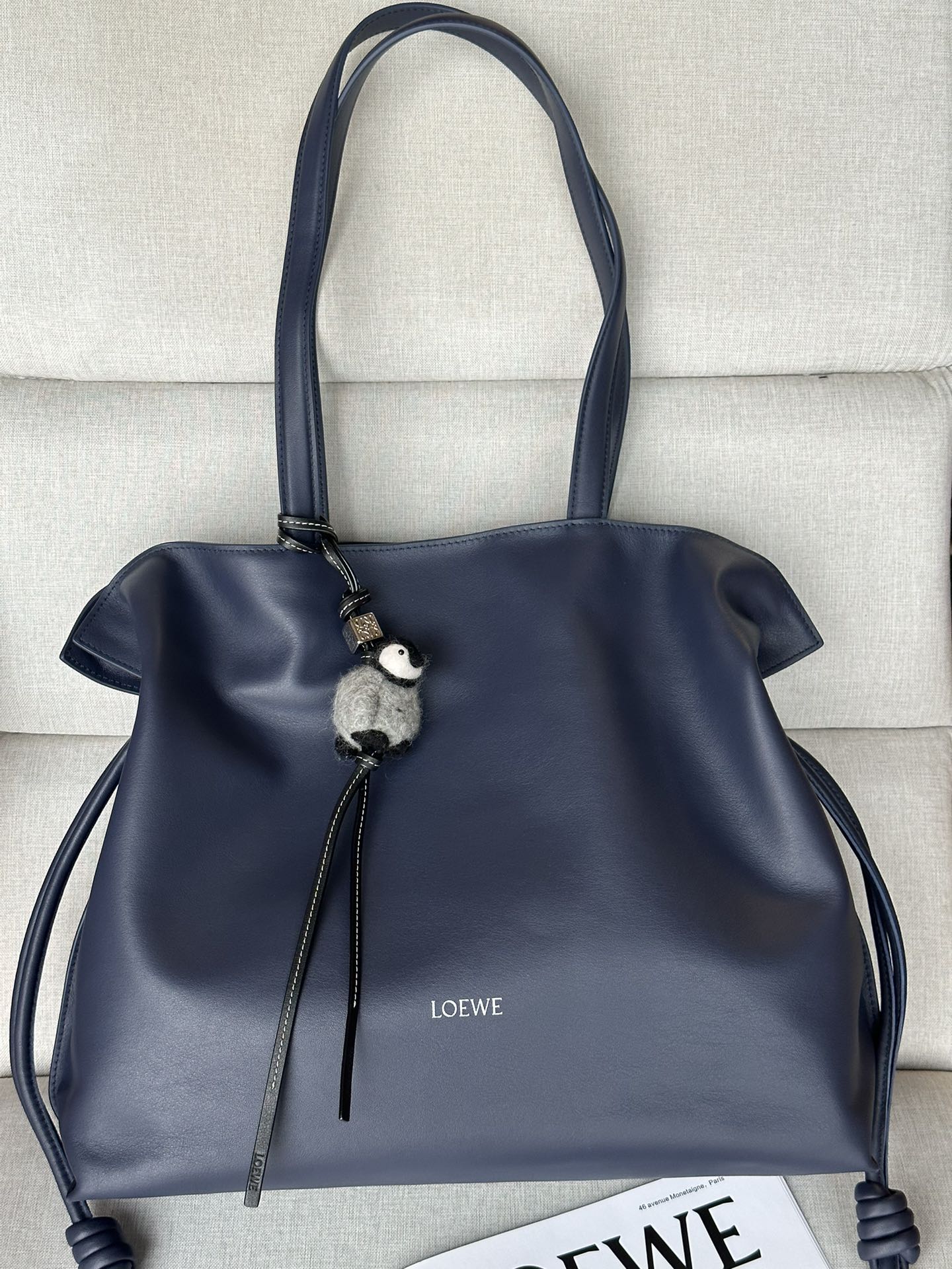 로에베 Loewe Flamenco 11049A 클러치 38cm