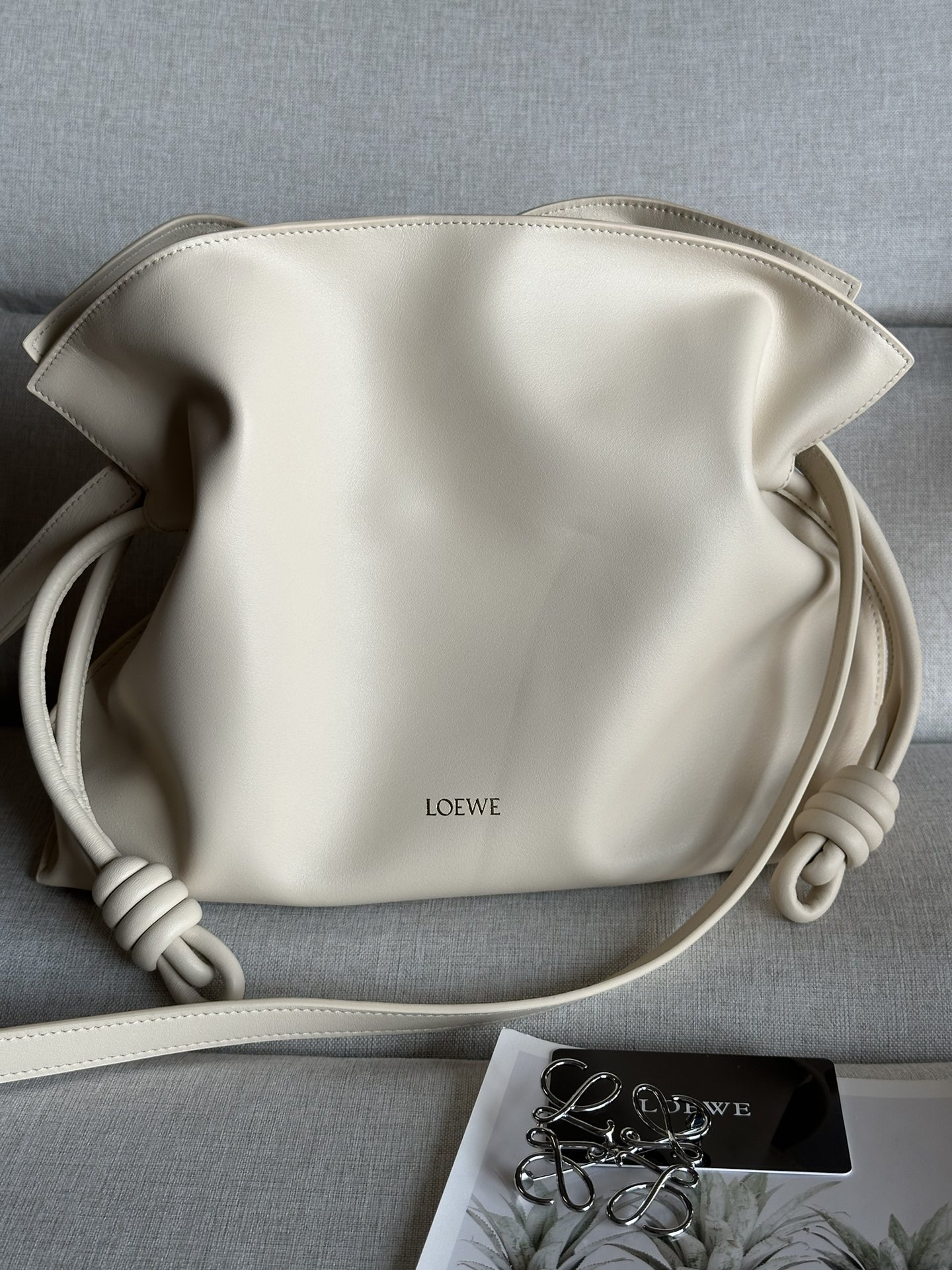 로에베 Loewe Flamenco 11050A 클러치 30cm