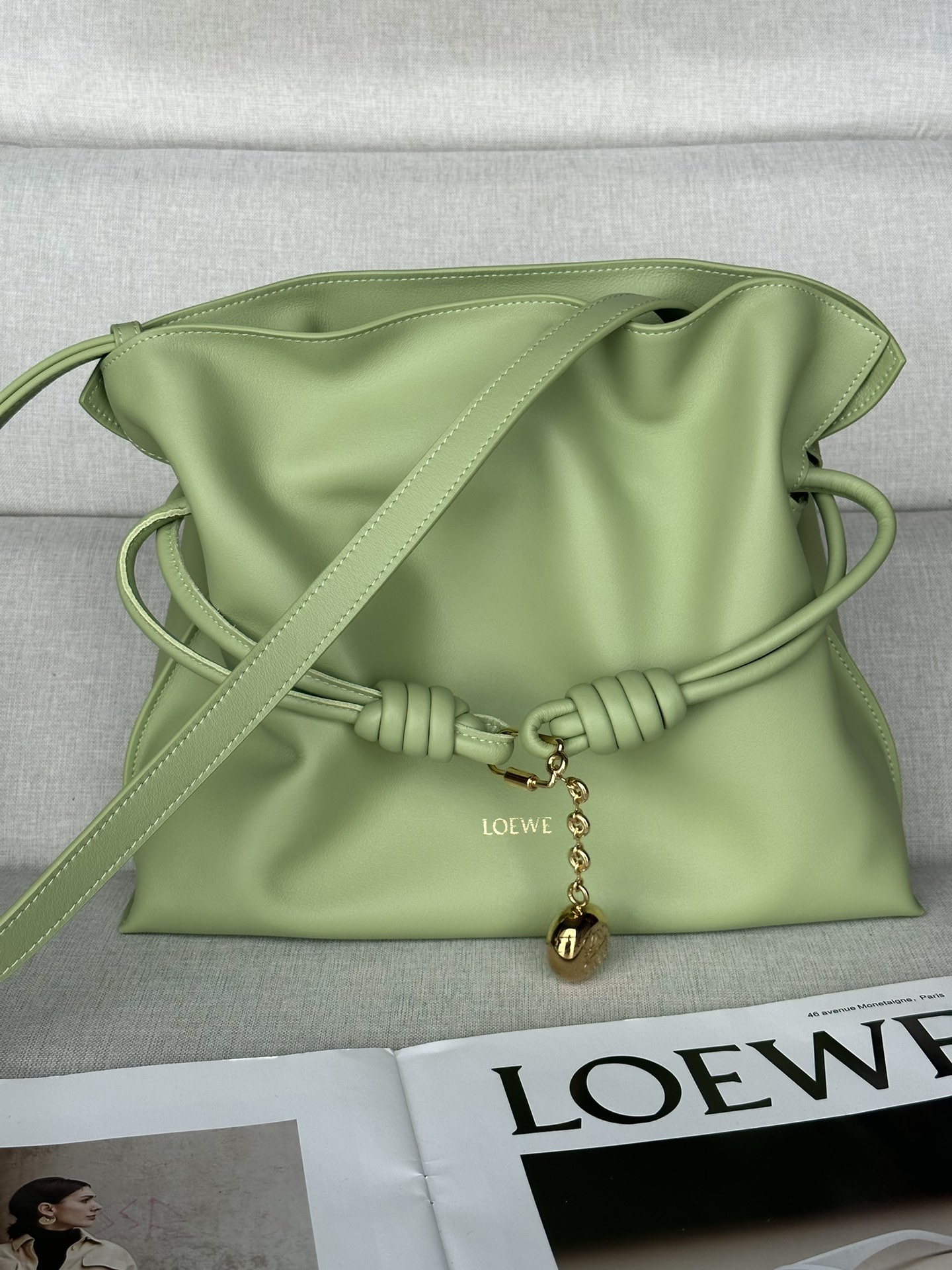 로에베 Loewe Flamenco 11050A 클러치 30cm