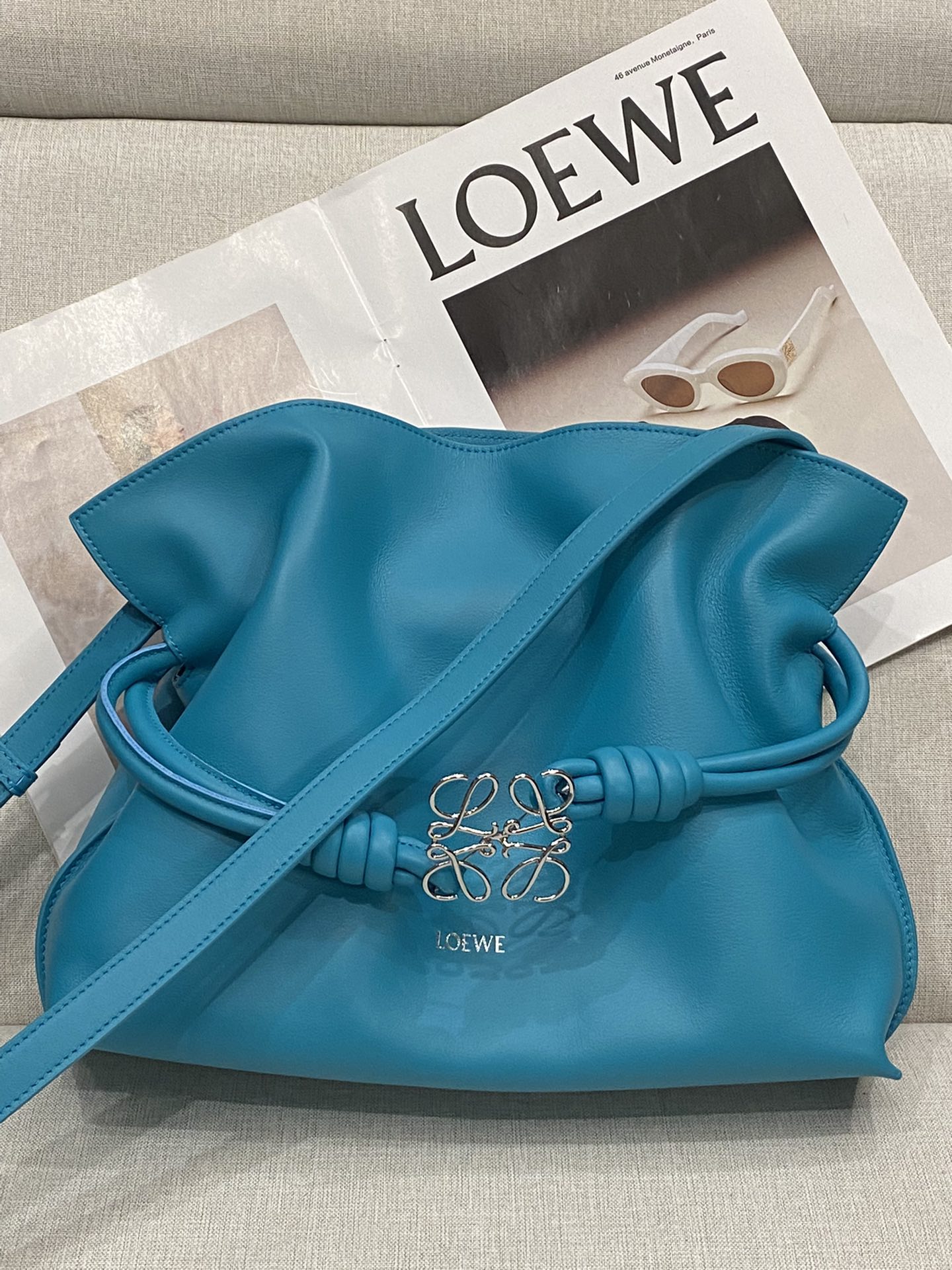로에베 Loewe Flamenco 11050A 클러치 30cm
