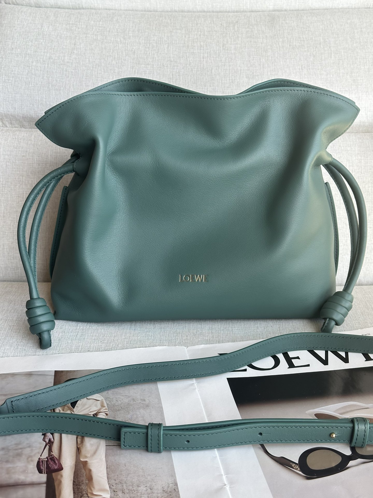 로에베 Loewe Flamenco 11050A 클러치 30cm