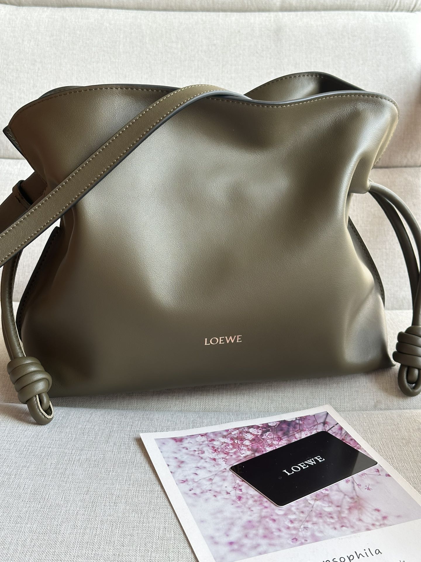 로에베 Loewe Flamenco 11050A 클러치 30cm
