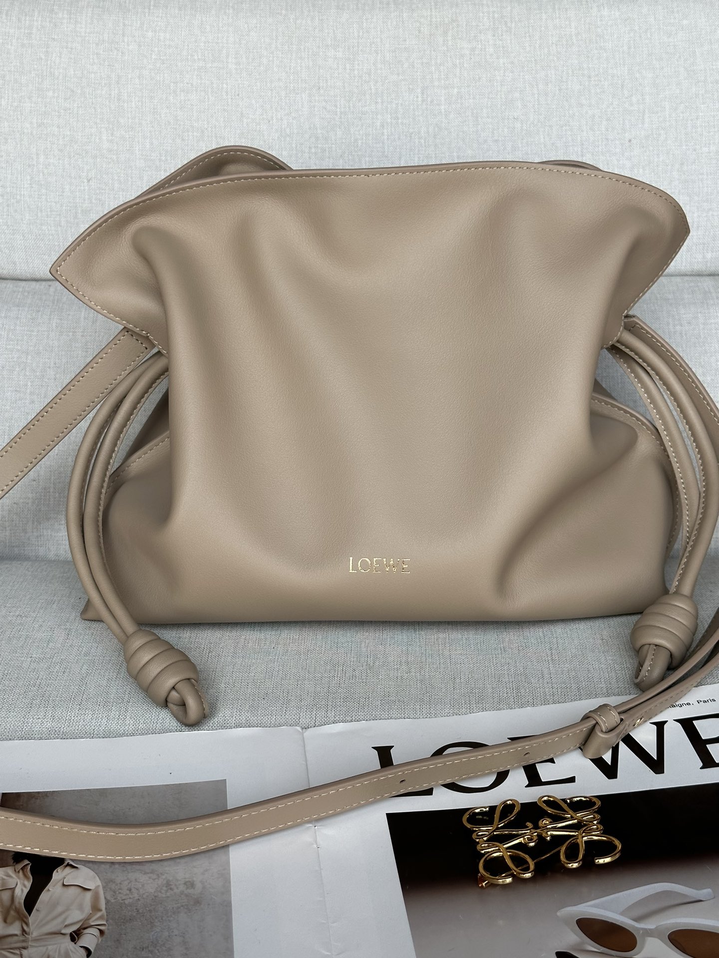 로에베 Loewe Flamenco 11050A 클러치 30cm