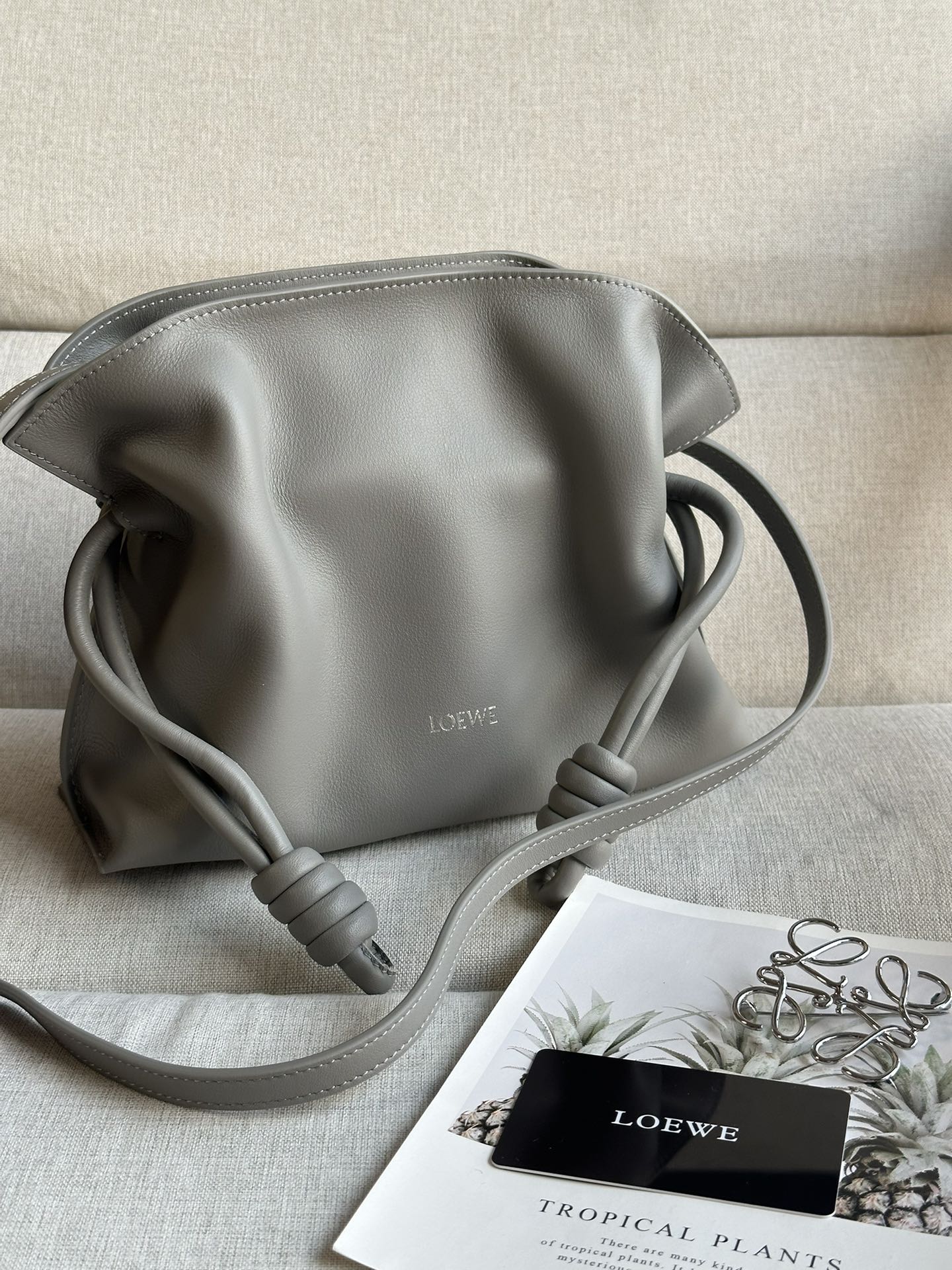 로에베 Loewe Flamenco 11050S 클러치 23.9cm