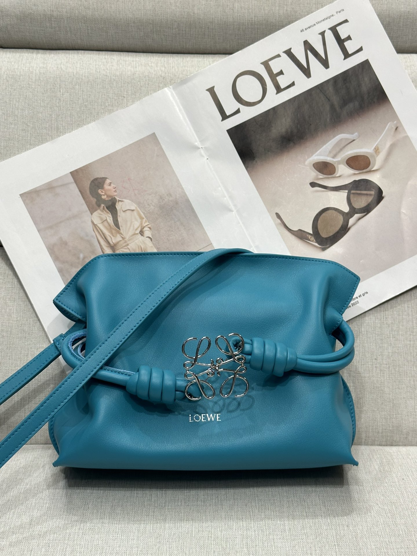 로에베 Loewe Flamenco 11050S 클러치 23.9cm